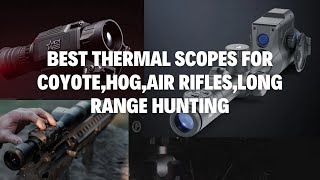 6 Best Thermal Scopes for AR15 Air Rifle Coyote Hog Hunting 2024 [upl. by Mena290]