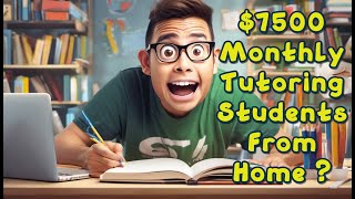 Get Paid Up To 7500 Monthly Tutoring Students From Home Using This One Website  👨‍🏫💻 [upl. by Soisanahta510]