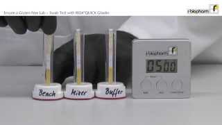 Ensure a Gluten Free Lab Swab with RIDA QUICK Gliadin  Video 1 [upl. by Yenterb]