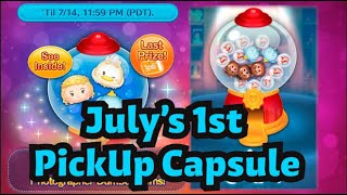 Disney Tsum Tsum  Julys 1st PickUp Capsule Review [upl. by Fawcette]