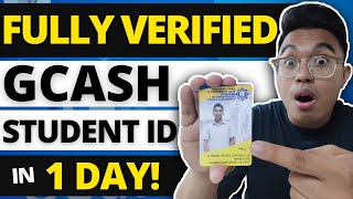 GCASH FULLY VERIFIED USING STUDENT ID l HOW TO VERIFY GCASH ACCOUNT USING STUDENT ID GCASH TUTORIAL [upl. by Ahsemrac]