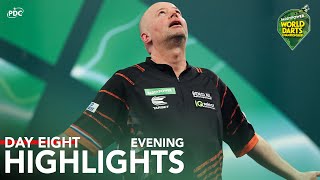 INCREDIBLE STANDARD  Day Eight Evening Highlights  202324 Paddy Power World Darts Championship [upl. by Nakada965]