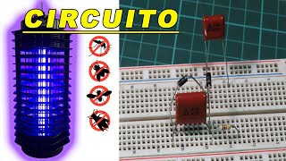 LAMPARA ELÉCTRICA MATA MOSQUITOS CIRCUITO [upl. by Massab]