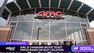 AMC adjusting movie ticket prices based on seat location in theaters [upl. by Wivina741]