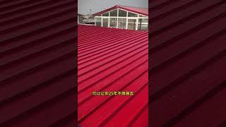 Guangdong Foshan Liansu Yangming resin tileAnticorrosion tiles are used as factory roofs so yo [upl. by Fem]