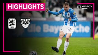 TSV 1860 München  SC Preußen Münster  Highlights 3 Liga  MAGENTA SPORT [upl. by Ikeda499]