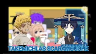 Tokyo Revengers Reagindo ao Takemichi as Scaramouche 11 [upl. by Gladi]