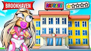 I Went UNDERCOVER To The BEST 5 Star DAYCARE In Brookhaven Roblox [upl. by Arrio]