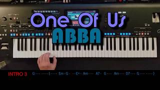 One Of Us  Abba Cover eingespielt mit titelbezogenem Style auf Yamaha Genos [upl. by Okin668]