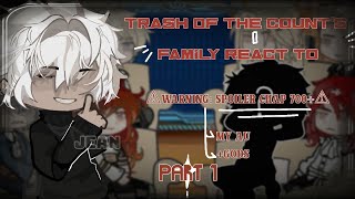 TRASH OF THE COUNTS FAMILY REACT TO PART 1  SHORT ⚠SPOILER 700 ⚠  JEAN4662 [upl. by Armillas]