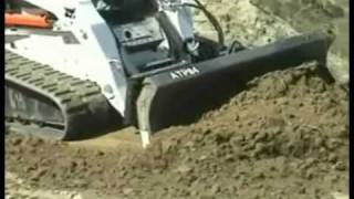 How to Use a Skid Steer Dozer Blade [upl. by Dominick342]