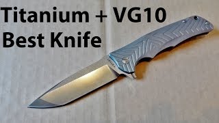 Y  START LK5012 Best Knife Titan  VG10 [upl. by Atilrak]