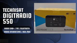 TechniSat DIGITRADIO 550 IR  radio FM DAB radio internetowe CD Bluetooth AUX USB recenzja [upl. by Yenttihw336]