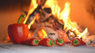 Ep 38 Roasted Chili Sauce from the Wood Fired Oven [upl. by Nevanod560]