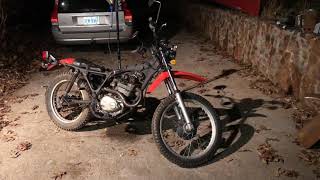 1978 Honda XL350 First Start [upl. by Ailimaj462]