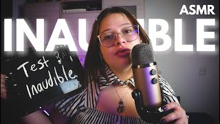 ASMR que NO vas a ESCUCHAR 👂🏻👄 Mouth sounds e INAUDIBLE🤫 Vivalen ASMR [upl. by Anemij]