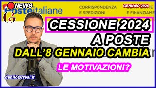 POSTE NON ACCETTA PIÙ la Cessione del Credito delle spese 2023 dall’8 gennaio 2024 ultime notizie [upl. by Hasseman]