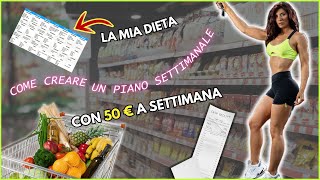 COSA MANGIO DURANTE LA SETTIMANA 🛒 Come creo il mio menù settimanale da 50€ [upl. by Irot]