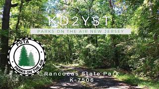 POTA Parks on the Air Activation Rancocas State Park K 7506 AA2SD South Jersey Radio Association [upl. by Jaycee]