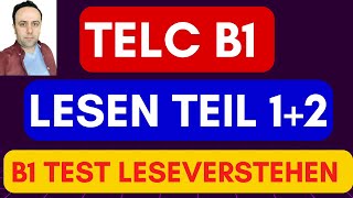 TELC B1 Lesen  DTZ Prüfung B1 Leseverstehen Teil 12 Mit Lösungen  Neu Test und Beispiele [upl. by Furmark698]