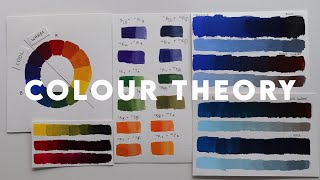 Colour Mixing Basics with Gouache [upl. by Ahso]