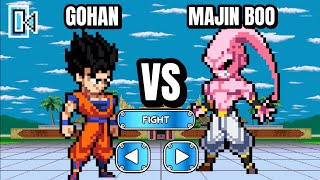 ULTIMATE HEROES Gohan vs Majin boo [upl. by Eydie]