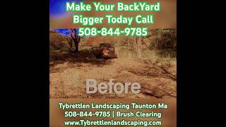 Tybrettlen Brush Clearing Taunton Ma02780 wwwTybrettlenlandscapingcom [upl. by Gudrin]