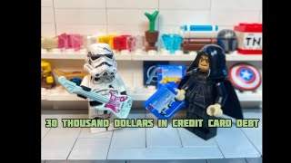 I have 30k dollars in credit card debt  Lego stopmotion parody [upl. by Rebmit]