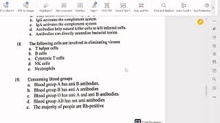 Blood physiology past exam paper revision question 1520 [upl. by Lenej]