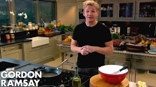 Gordon Ramsay Demonstrates How To Make A Chocolate Mint Cake [upl. by Leur674]