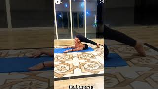 Halasana Yoga viralvideo viralvideo video yoga weightloss youtubeshorts youtube [upl. by Nosnorb193]