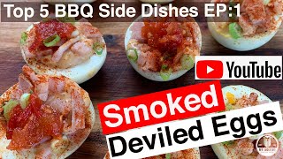 Smoked Deviled Eggs With Bacon  Pit Boss Lexington 540 [upl. by Sundstrom]