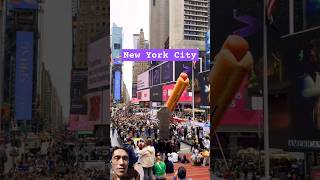 New York City reaction reaction travel timessquare [upl. by Oloap961]