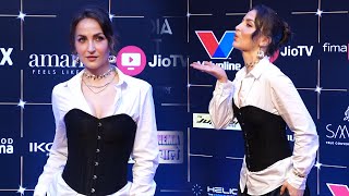 Elli Avrram Looks Stunning At Bollywood Hungama Ott Fest Panel Discussion 2024 [upl. by Hake]