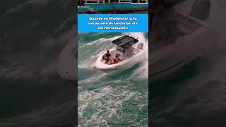 Passeio de barco barato em Floripa adrenalina grátis 😂🚤 Floripa BalnearioCamboriu FinalDeAno [upl. by Yrocej]