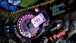 Tacometro ó tablero universal 15000rpm ó Ss182 Parte 1 [upl. by Marala404]