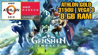 Genshin Impact New Version  AMD Athlon Gold 3150U  GPU Vega 3 Part 2 [upl. by Lin]