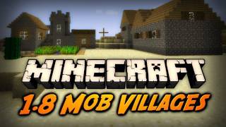 Minecraft Beta 18 Pre Mob Villages  TNT  Fun [upl. by Nevada]