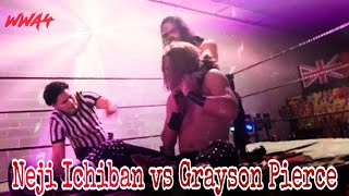 WWA4 World Championship Match Neji Ichiban vs c Grayson Pierce [upl. by Lachish]