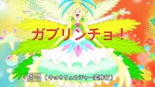 トロピカルージュプリキュアの最終奥義で出た人にキョウリュウジャーのサンバ踊ってもらった [upl. by Nyltac]