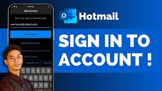 Hotmail Login  How To Sign Into Hotmail Email Account [upl. by Mellisent]