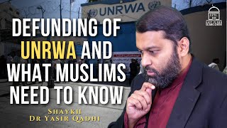 Defunding of UNRWA and what Muslims Need to Know  Shaykh Dr Yasir Qadhi [upl. by Hamimej]