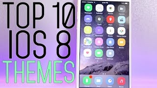 Top 10 Themes For iOS 8  BEST Cydia Winterboard Themes 81 [upl. by Nylknarf]