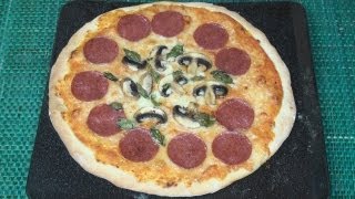 HomeMade ItalianStyle Pizza Recipe [upl. by Boudreaux]