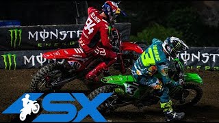 450SX Main Event Highlights Anaheim 2 [upl. by Aliled]