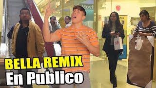 BELLA REMIX  Wolfine y Maluma  CANTO EN PÚBLICO [upl. by Dranyl]