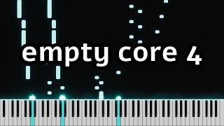 empty core 4  piano tutorial [upl. by Belia]