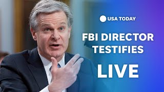 Watch FBI Director Chris Wray testifies before House Judiciary  USA TODAY [upl. by Nnylsia]