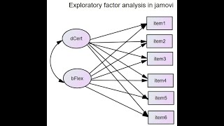 Exploratory factor analysis using jamovi Oct 2019 [upl. by Ahtenak]