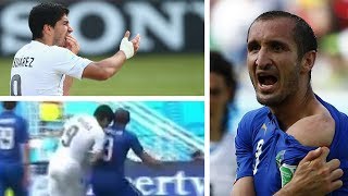 SUÁREZ BITES CHIELLINI  My Thoughts [upl. by Nelia]